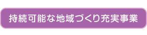 持続可能な地域づくり充実事業